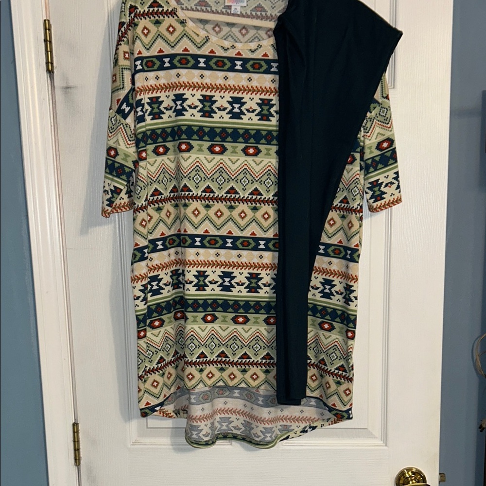 Lularoe Multicolor Geometric Pattern Top - image 1